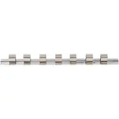 Bgs Aufsteckschiene mit 7 Clips | 12,5 mm (1/2")