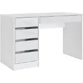 Vicco Schreibtisch Sherry Weiß 55 x 120 cm mit Schubladen, Model 36007