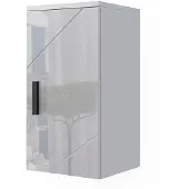 Vicco Badschrank Irma Weiß Hochglanz 30 x 59 cm, Model 39451