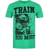 Star Wars - T-shirt TRAIN YOU MUST - Homme (Vert / Noir)