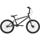 Coolmobility 20 Zoll BMX-Kinderfahrrad S'COOL XtriX 40, 1 Gang, V-Brake, Dark Grey/Beige, 115–130 cm ab 6 J.