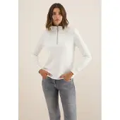 Cecil Langarmshirt mit strukturiertem Muster