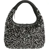 Collezione alessandro Schultertasche "Pailetten" Abendtasche mit Pailetten