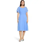 Vera Mont Cocktailkleid "Damen kurzarm" Ohne Tasche Raffung