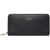 Liu Jo XL ZIP AROUND Damen Portemonnaie Schwarz : Größe - UNICA Größe: UNICA