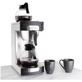 Buffalo Gewerbliche Kaffeemaschine 1,7 L, schnelle Brühzeit, 2 Warmhalteplatten, 43,5x20,5x38 cm