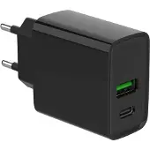 Gembird Power Delivery Charger USB-A USB-C Black