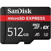 SanDisk SDSQXFN-512G-GN4NN, 512 GB, MicroSDXC, UHS-I, 880 MB/s, 650 MB/s, Class 3 (U3)