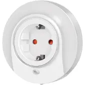 Logilink LED012 LED012 LED-Nachtlicht mit Dämmerungssensor Rund LED Warmweiss