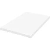 Beliani Matratzentopper Weiß PolyurethanSchaum 120 x 200 cm Polyester Bezug Komfort Schaumtopper