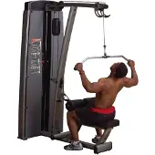 Body-solid Latzug- und Rudermaschine "Pro Dual", Gewichtsblock 140 kg
