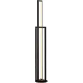 LUCANDE Hylda Stehleuchte Matt Black - , Hylda, dimmbar, Schwarz, für Wohnzimmer, Metall, Modern