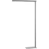 Arcchio Tamilo Stehleuchte Silver - , Tamilo, Grau, für Arbeitszimmer / Büro, Metall, Modern