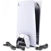 Sony PlayStation 5 Digital Edition, PlayStation 5, Schwarz, Weiß, 16000 MB, GDDR6, AMD, AMD Ryzen Zen 2