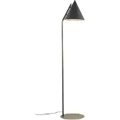 Licht-Erlebnisse Stehleuchte Metall Schwarz E27 Retro