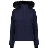 CMP Woman Jacket Zip Hood black blue (N950) 38