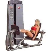 Body-solid Beinpresse und Wadenmaschine "Pro Dual", Gewichtsblock 95 kg