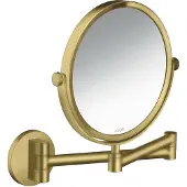 Hansgrohe Rasierspiegel Axor Uni. Circular Wandmontage, brushed brass