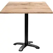Restootab Tisch 70 x 70 cm – Modell Bazila mit natürlichem Tannin