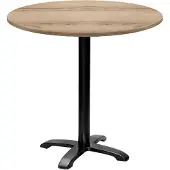 Restootab Runder Tisch Ø 80 cm – Bazila Modell Eiche Delano