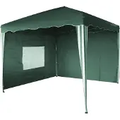 Linder Exclusiv GmbH Alu Pavillon Faltpavillon 3x3m Gartenpavillon Gartenzelt Partyzelt Wasserabweisend