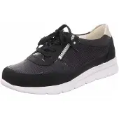 Waldlaufer Schnürhalbschuhe in blau, Gr. 4