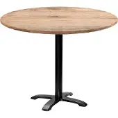 Restootab Runder Tisch Ø 110 cm – Modell Bazila mit natürlichem Tannin