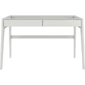 Möbel Kraft Schreibtisch Lisa , grau , Maße (cm): B: 125 H: 81