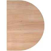Hjh OFFICE PRO LA60 G - Ansatztisch 60x80 Nussbaum