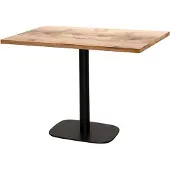 Restootab Tisch 120 x 70 cm – Rundes, natürliches Tanninholz
