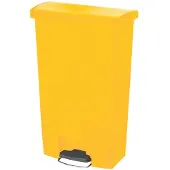 Rubbermaid Tret Abfalleimer Slim Jim 68 Liter gelb