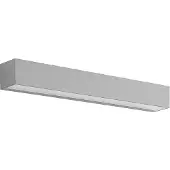 LUCANDE LED-Außenwandlampe Lengo, 50cm, silber, down, 3.000K