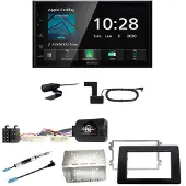 Kenwood DMX5020DABS MP3 Bluetooth CarPlay Einbauset für Nissan NV400 ab 2019