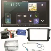 Pioneer SPH-DA230DAB Bluetooth Autoradio Einbauset für Beetle Jetta Sharan T5