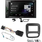 Pioneer AVH-A3200DAB USB DAB+ MP3 Digitalradio Einbauset für Fiat Talento