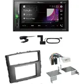 Pioneer DMH-A3300DAB USB Digitalradio Einbauset für Mitsubishi Pajero bis 2014