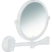 Hansgrohe Rasierspiegel Axor Uni. Circular Wandmontage, mattweiß