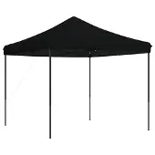 Syfax Partyzelt Faltbar Pop-Up Schwarz 292x292x315 cm
