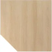 Hjh OFFICE PRO HT12 - Trapezplatte 120x120 Eiche