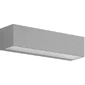 LUCANDE LED Aussenwandleuchte Lengo , alu / grau / zink, Aluminium, Modern, LED Wandleuchte außen