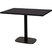 Restootab Tisch 120 x 70 cm – Rund schwarz