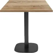 Restootab Tisch 70 x 70 cm – rundes Modell aus slowenischer Eiche