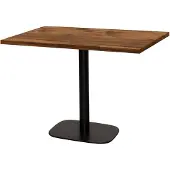 Restootab Tisch 120 x 70 cm – Runde Hunton-Eiche