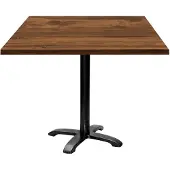 Restootab Tisch 90 x 90 cm – Modell Bazila Hunton-Eiche