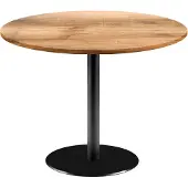 Restootab Runder Tisch Ø 120 cm – Modell Rom, helles Tanninholz