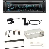 Kenwood KDC-BT950DAB Bluetooth Digitalradio CD Einbauset für Skoda Fabia 6Y