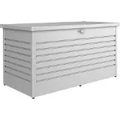 Biohort LeisureTime Box 160, Aufbewahrungsbox, Silber, Metallisch, Rechteckig, Galvanisiertes Stahl, Einfarbig, Draußen