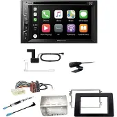 Pioneer AVH-Z3200DAB Bluetooth CarPlay DAB+ Einbauset für Opel Movano ab 2019
