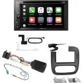Pioneer AVH-Z3200DAB Bluetooth MP3 DAB+ CarPlay MP3 Einbauset für Nissan NV300