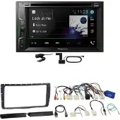 Pioneer AVH-A3200DAB USB Digitalradio MP3 Einbauset für Toyota Hilux ab 2011